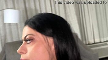 Nadia White's naughty housewife roleplay escalates with dirty talk and wet pussy teasing in lingerie