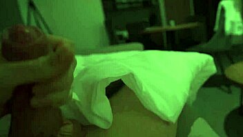 Hot creampie in hotel with roommate milf