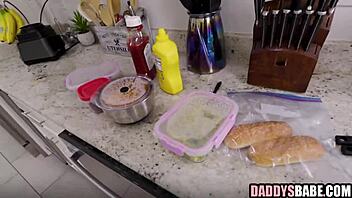 disciplining messy brunette maid with intense pov fuck