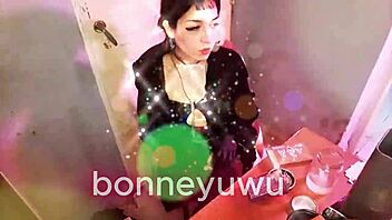 Petite pigtail bartender bonney sucks dildo in miniskirt for cash toys solo