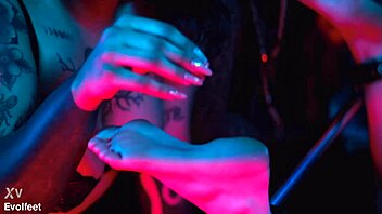 BbW goddess trains foot slave with intense toe tickling