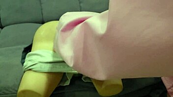 Ready for female domination with fisting toys and humiliated small cock slave