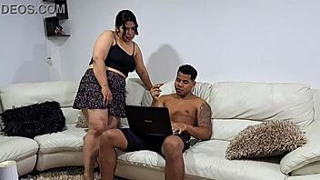 passionate encounter with beautiful curvy mature latina