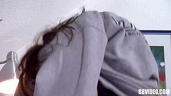 curvy german milf teases with solo tit play