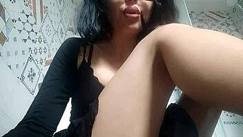 chantal's stepmom feet fetish tease in homemade pov