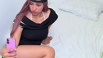 Colombian model's sexy lingerie under dress big ass tits