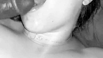 chubby interracial wife deepthroats bbc facial craving slut