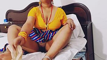 Indian bhabhi's naughty dirty talk sex with dever rough ride