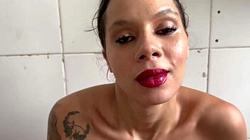 She takes massive FACIAL destruction after deepthroat gagging.