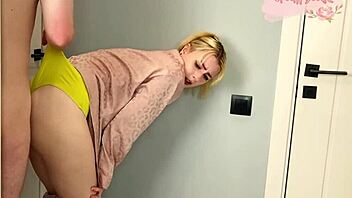 pervert boyfriend wedgies spanks cums big ass dirty laundry pickup