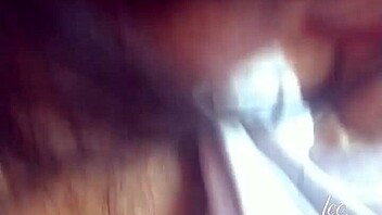brunette latina wife gives best deepthroat blowjob cum swallow