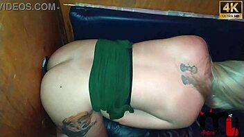 Gloryhole Cuck Watches Dick Frenzy!