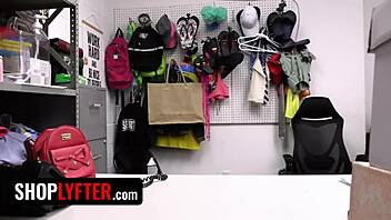 shoplifting virgin babe caught fingering stolen condoms by lpo ready for rough hardcore?