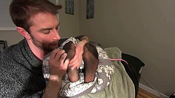 ceo tickles and licks secretary's sexy nylon soles full video