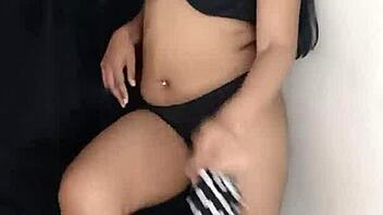 allisonvega strips naked in heels showing big ass and tits