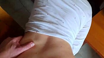fucking my buddy's horny redhead wife doggystyle in the kitchen