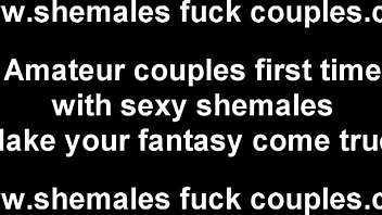 imagine your boyfriend pounding a hot tranny while you watch?