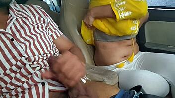 i got her flashing big tits in public car ride