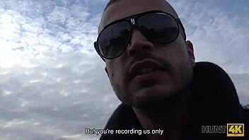 Hunt4k Pickup Man Covers Redhead's Belly with Thick Cum After Cash Fuck