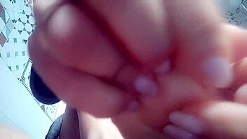 chantal's stepmom feet fetish tease in homemade pov