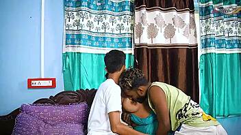 desi housewife gets rough hardcore pounding from servant alone