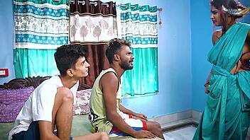 desi housewife gets rough hardcore pounding from servant alone