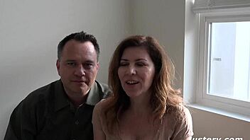 andy and kity tease with silver submissive tongues