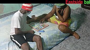 second ludo game turns into hardcore pussy pounding creampie