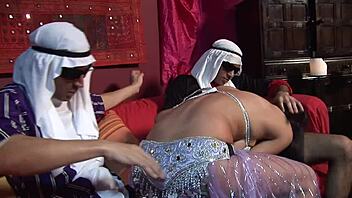 Blonde Brunette MILFs Ride Big Cock in Wild Foursome