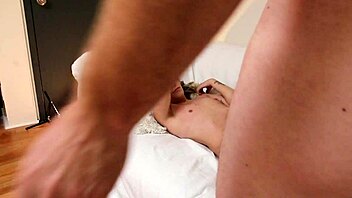 hazel leveck gags on cock in extreme casting