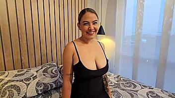 i fill busty brunette milf's wet pussy with milk after rough doggystyle and deepthroat by jeanpaul