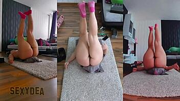 imagine triple cam views of my naked big ass workout goddess curves