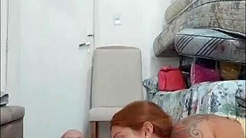 fiery wife video calls for double pussy creampie that day