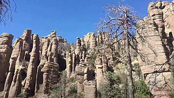 Blonde Deepthroats Monster Cock and Swallows Cum on Hiking Trail