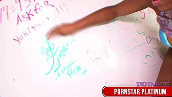 I devour Prince Yahshua's huge cock through gloryhole as horny slut