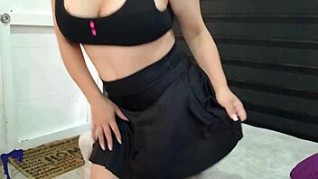 latina milf from gym blows me then rides cock to passionate cum in mouth.