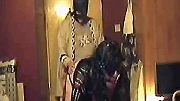 Girlfriend PEGS Sissy Ass Humiliating Blindfolded Boyfriend To Cum!