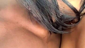 amateur couple licks and sucks puffy nipples pov