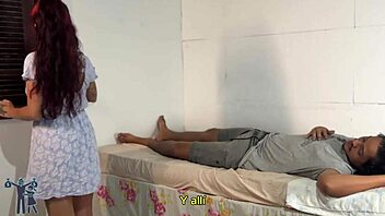 Neighbor Lands Job to Spend Time with Brunette Brazilian Amateur - Spanish Subtitles Included