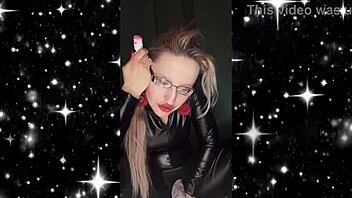 sissy bitch learns total obedience through femdom tears lipstick and jerk off instructions transformation