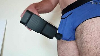 using vibrator till massive cumshot covers my pussy hehe 💦😍