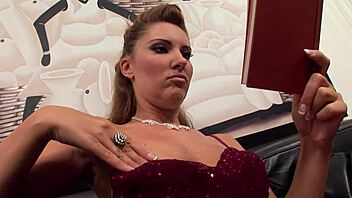 blonde jessica gapes asshole for rough ass-to-mouth cumshot