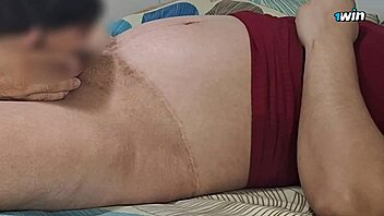 Married housewife cums hard getting licked by horny husband