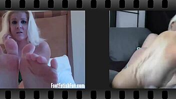 jerk off hard to my sexy toes and feet