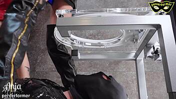 Goddess Swallows Four Massive Loads in Femdom Toilet Training!