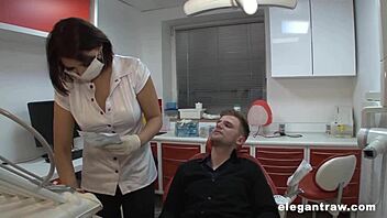 milf anna polina seduces dentist for juicy pussy fuck