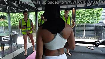 Yasmina Khan gangbanged double penetrated by four monster cocks