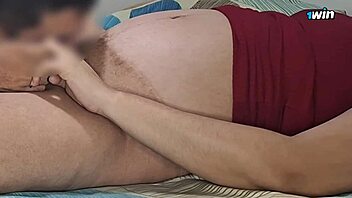 Married housewife cums hard getting licked by horny husband