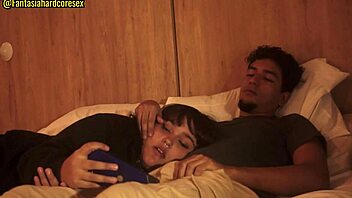 netflix chills with stepsis lead to deepthroat face fuck frenzy!
