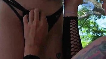 Hey, we're fucking hard on the balcony with my hot friend now.